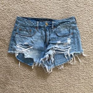 American Eagle hi-rise festival shorts